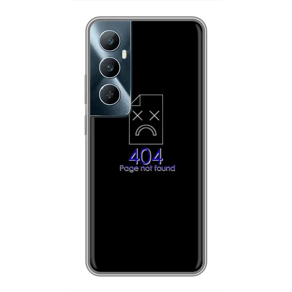 Чехол с рисунком «Ошибка 404» для Realme C65
