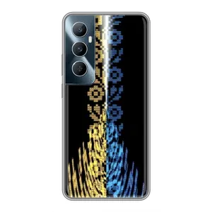 Силиконовый Чехол на Realme C65 (Патриотическая вышиванка)
