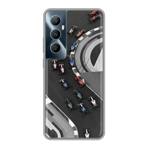 Чехол с рисунком «Гонки ф1» для Realme C65 Чехол с рисунком «Гонки ф1» для Realme C65