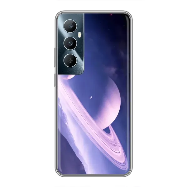 Чехол с рисунком «Планета в космосе» для Realme C65 Чехол с рисунком «Планета в космосе» для Realme C65