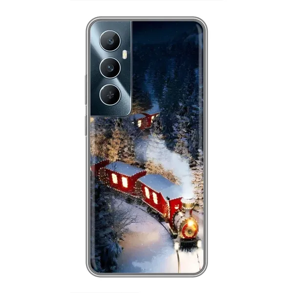 Чехол с рисунком «Поезд» для Realme C65 Чехол с рисунком «Поезд» для Realme C65