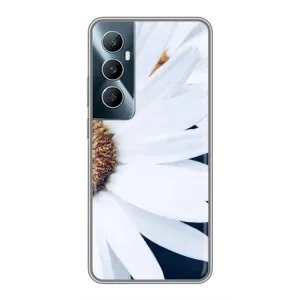 Чохол з ромашками на Realme C65 (Пів ромашки)