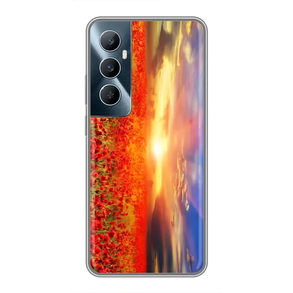 Чехол с рисунком «Поле тюльпанов» для Realme C65 Чехол с рисунком «Поле тюльпанов» для Realme C65