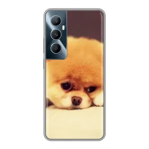 Чохол (ТПУ) Милі песики для Realme C65 (Померанский шпіц)