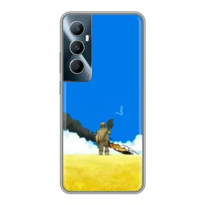 Чехлы на военную тематику для Realme C65 (Попадание)