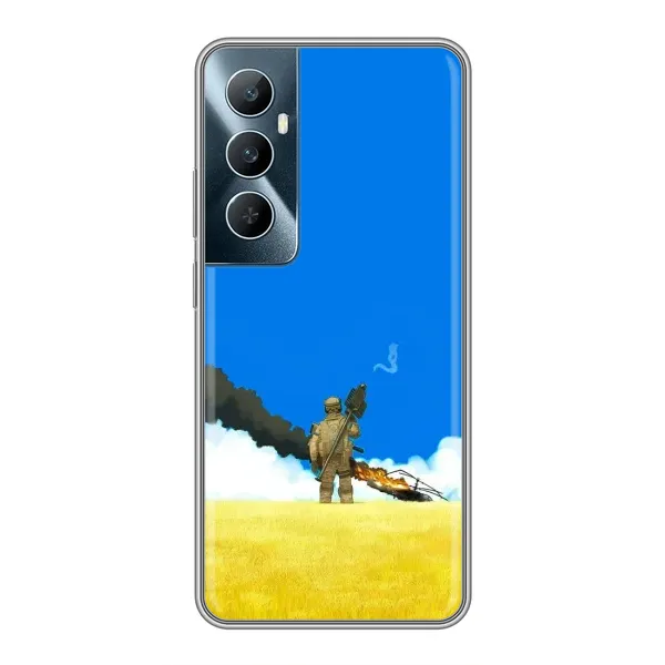 Чехол с рисунком «Попадание» для Realme C65 Чехол с рисунком «Попадание» для Realme C65