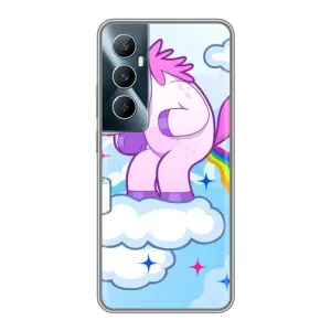 Чохол Unicorn на Realme C65 (Веселка Єдиноріга)