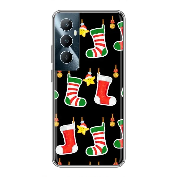 Чехол с рисунком «Рождественские подарки» для Realme C65 Чехол с рисунком «Рождественские подарки» для Realme C65