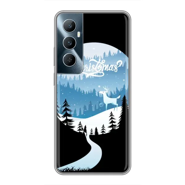 Чехол с рисунком «Рождественский Олень» для Realme C65 Чехол с рисунком «Рождественский Олень» для Realme C65