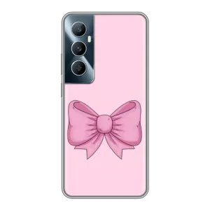 Чохол банти для Realme C65 (Рожевий бантик)