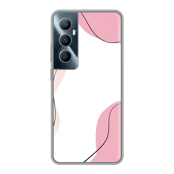 Чехол с рисунком «Розовый фон» для Realme C65 Чехол с рисунком «Розовый фон» для Realme C65