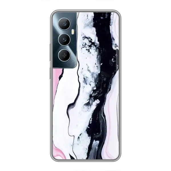 Чехол с рисунком «Розовый мрамор» для Realme C65 Чехол с рисунком «Розовый мрамор» для Realme C65
