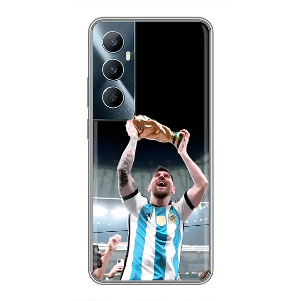 Чехол с рисунком «Счастливый Месси» для Realme C65