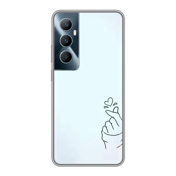 Чехол с рисунком «Сердце на голубом» для Realme C65 Чехол с рисунком «Сердце на голубом» для Realme C65