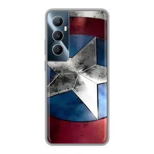 Чехол с Щитом Капитана Америки на Realme C65 (Щит Капитана Америки)