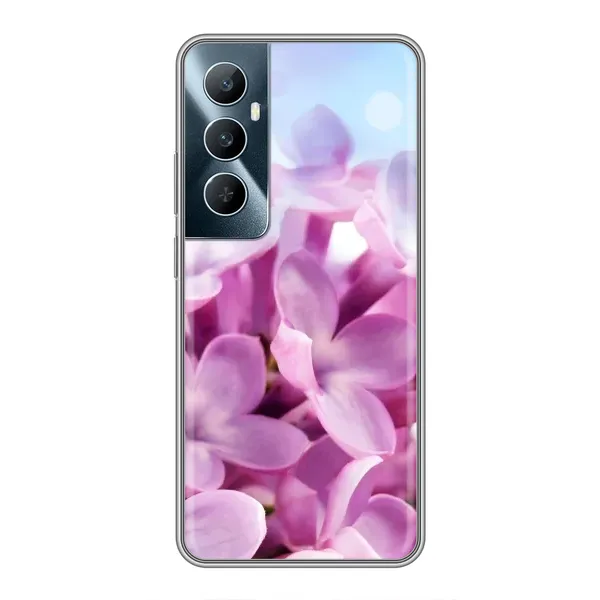 Чехол с рисунком «Сиреневые цветы» для Realme C65 Чехол с рисунком «Сиреневые цветы» для Realme C65