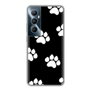 Бампер для Realme C65 з картинкою "Песики" (Сліди собак)