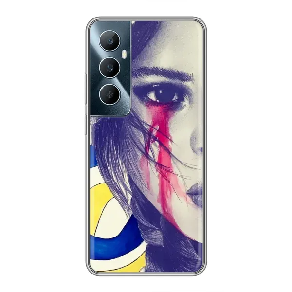 Чехол с рисунком «Слезы Украины» для Realme C65 Чехол с рисунком «Слезы Украины» для Realme C65