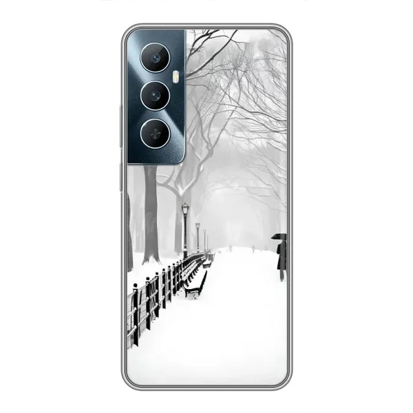 Чехол с рисунком «Снегом замело» для Realme C65