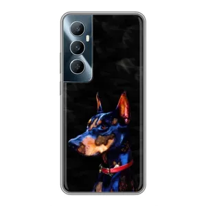 Бампер для Realme C65 з картинкою "Песики" (Собака Мопсік)
