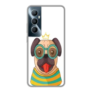 Бампер для Realme C65 з картинкою "Песики" (Собака Король)