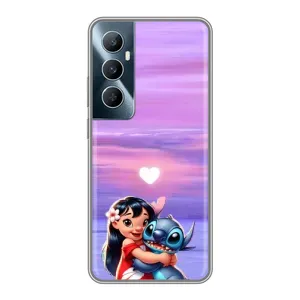Чехол с рисунком Стич для Realme C65 (Стич и Лило)