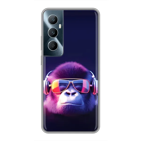 Чехол с рисунком «Стильная обезьяна» для Realme C65 Чехол с рисунком «Стильная обезьяна» для Realme C65