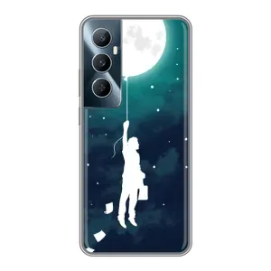 Чехол (ТПУ) с планетами на Realme C65 (To The moon)
