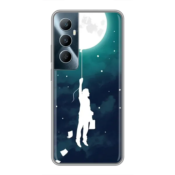 Чехол с рисунком «To The moon» для Realme C65 Чехол с рисунком «To The moon» для Realme C65