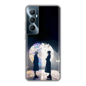 Чехлы с принтом Уэнсдей на Realme C65 (Уэнсдей и Энди)