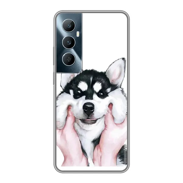 Чехол с рисунком «Собака Хаски» для Realme C65 Чехол с рисунком «Собака Хаски» для Realme C65