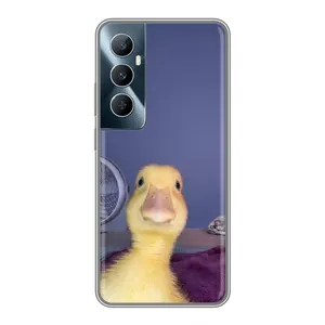 Бампер с принтом Мемы для Realme C65 (Утка)