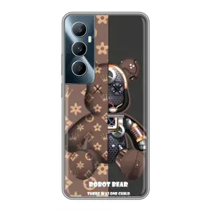 Силиконовый чехол для Realme C65 (Медмедь Луи Виттон)