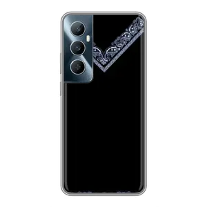 Силиконовый Чехол на Realme C65 (Воротник вышиванки)