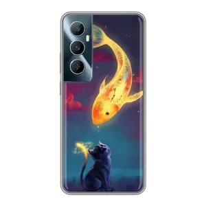 Аксессуары Чехол на тематику: Коты для Realme C65