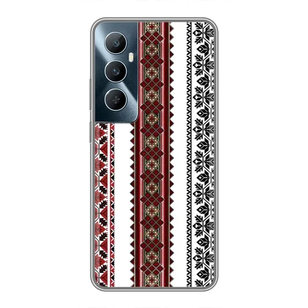 Чехол с рисунком «Вышиваночки» для Realme C65 Чехол с рисунком «Вышиваночки» для Realme C65