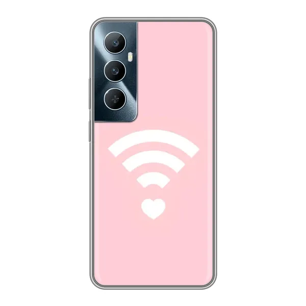 Чехол с рисунком «WiFi Love» для Realme C65 Чехол с рисунком «WiFi Love» для Realme C65