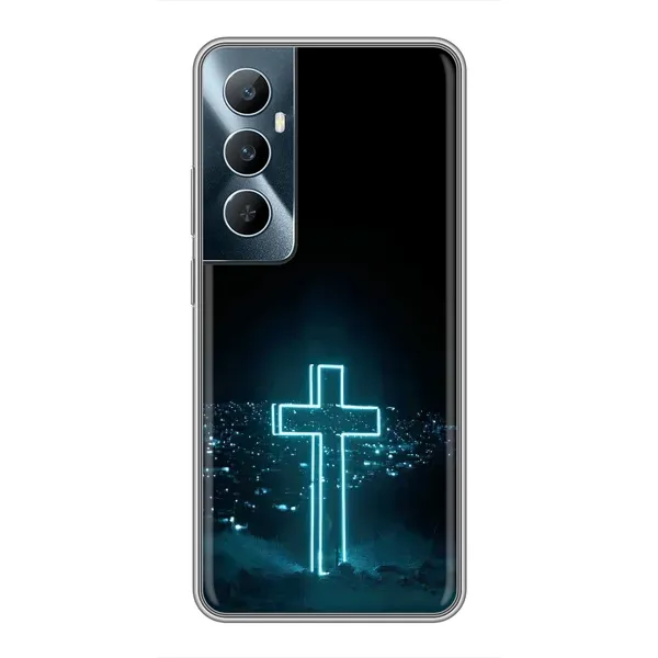Чехол с рисунком «Яркий Крест» для Realme C65 Чехол с рисунком «Яркий Крест» для Realme C65