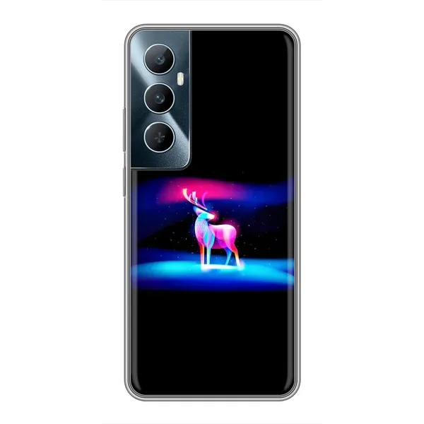 Чехол с рисунком «Яркий олень» для Realme C65 Чехол с рисунком «Яркий олень» для Realme C65