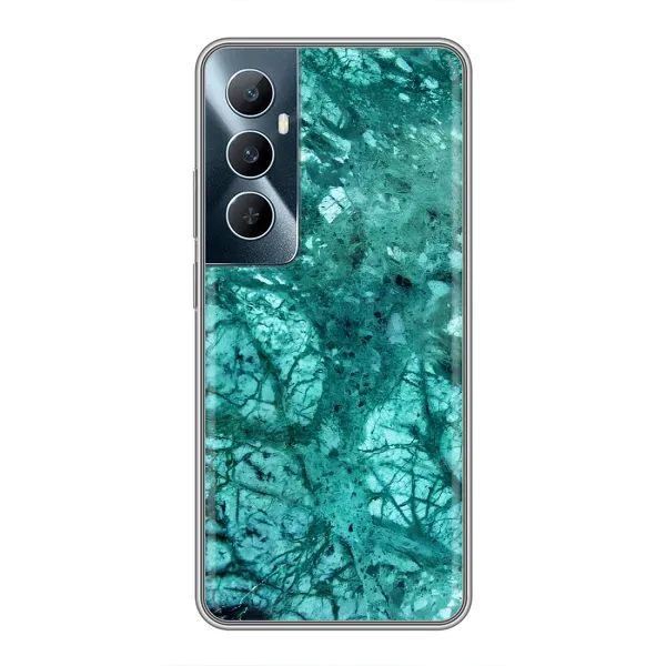 Чехол с рисунком «Зеленый мрамор» для Realme C65 Чехол с рисунком «Зеленый мрамор» для Realme C65
