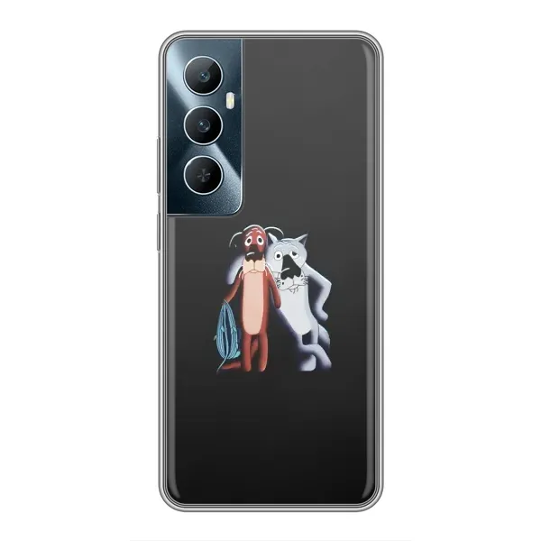 Чехол с рисунком «Шо, опять» для Realme C65