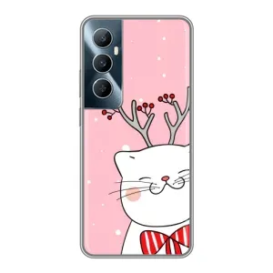Чохол на тематику: Коти для Realme C65 (Зимовий кіт)