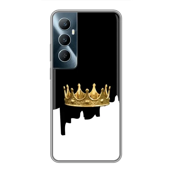 Чехол с рисунком «Золотая корона» для Realme C65