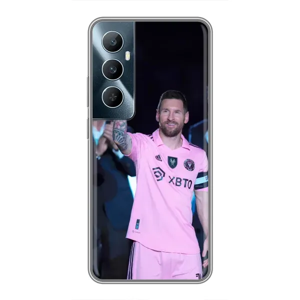 Чехол с рисунком «Золотой мяч Месси» для Realme C65