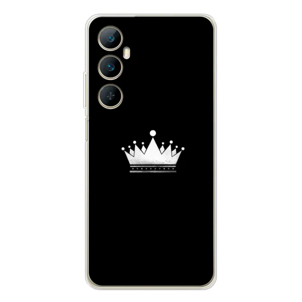 Чехол с рисунком «Белая корона» для Realme C66 Чехол с рисунком «Белая корона» для Realme C66
