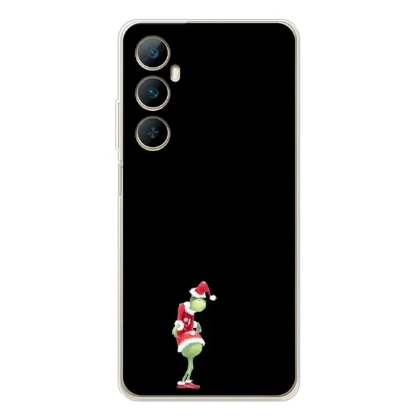 Чехол с рисунком «Гринч на чорном» для Realme C66 Чехол с рисунком «Гринч на чорном» для Realme C66