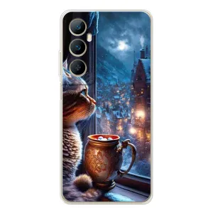 Чохли на Новий Рік Realme C66 (Кіт новорічний)