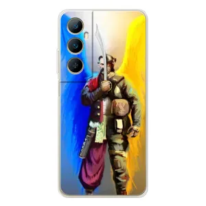 Чохол з картинкою (Патріотичний КОЗАК) на Realme C66 (КОЗАК з крилами)