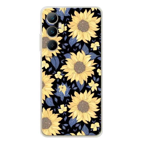 Чехол с рисунком «красивые цветы» для Realme C66 Чехол с рисунком «красивые цветы» для Realme C66