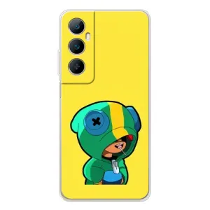 Чехол Бравл Старс для Realme C66 (Леон (LEON))